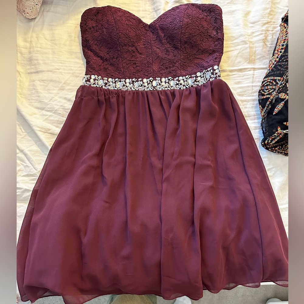 Speechless purple homecoming dress